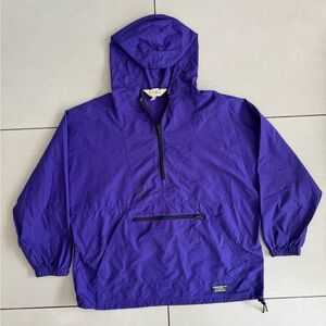 Vintage L.L. Bean  Purple Raincoat